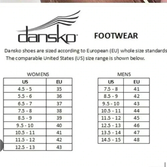 Dansko Avalon size 38 7.5-8 black leather wedge platforms comfort orthopedic - Picture 15 of 16